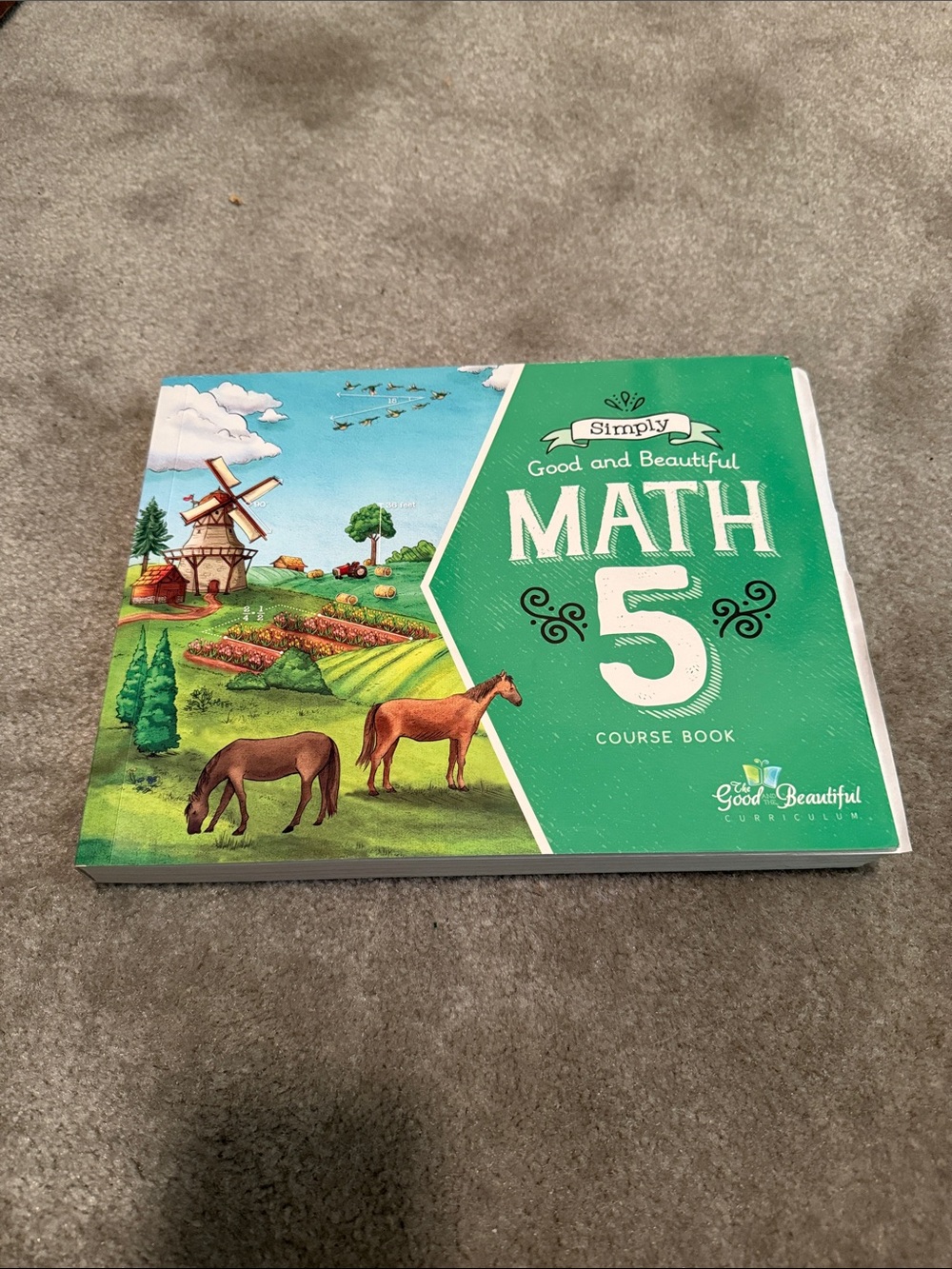 Good and Beautiful Math 5 Course Book - Green